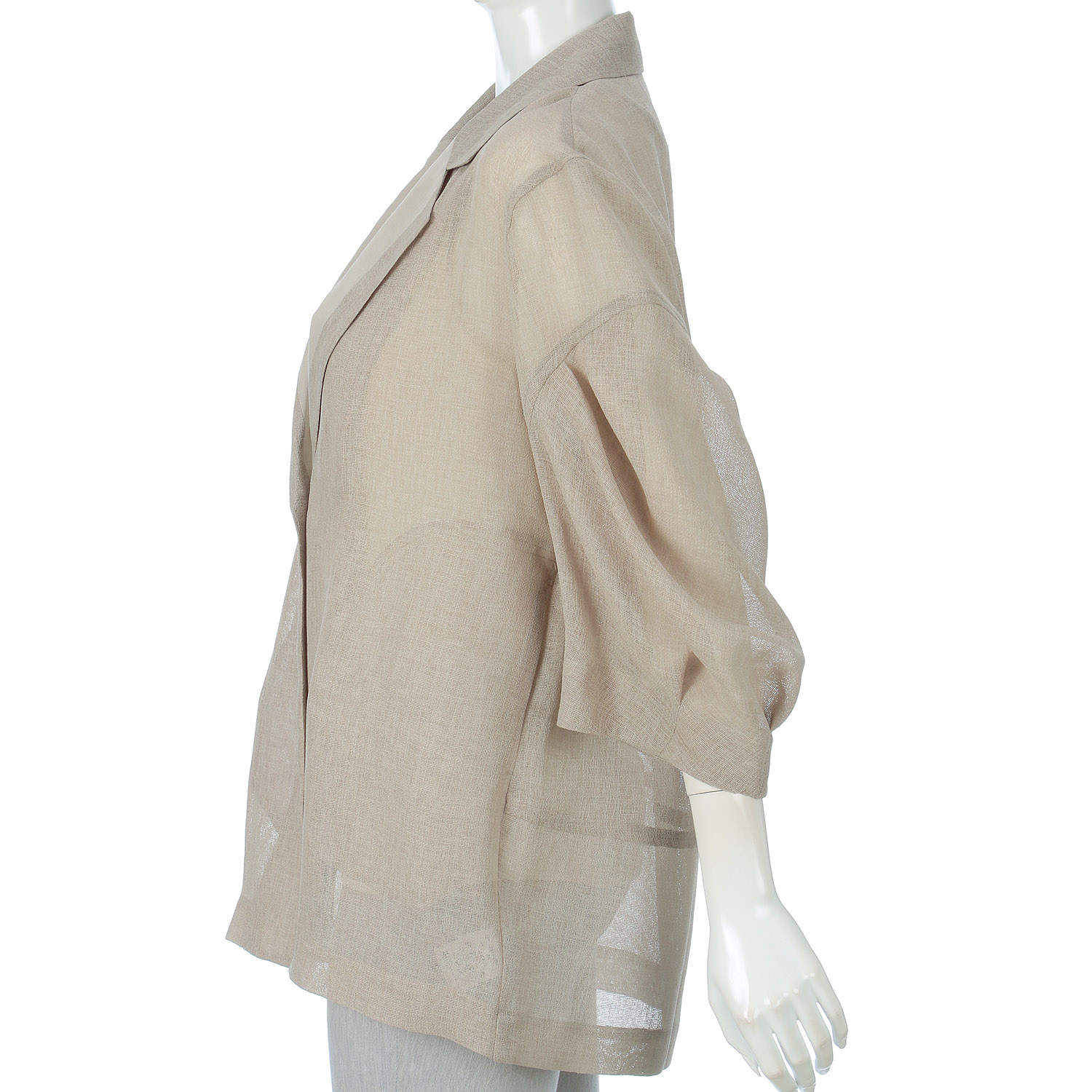 ハルズアミ コクーンスリーブメッシュジャケット - 画像17