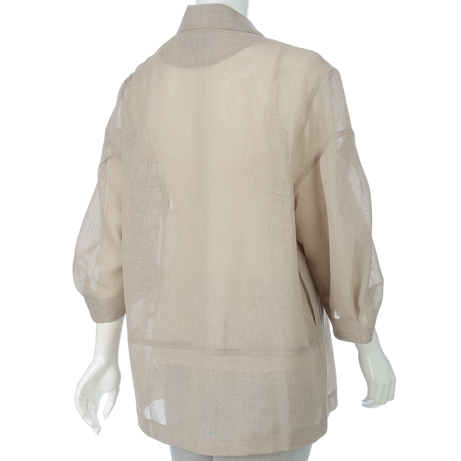 ハルズアミ コクーンスリーブメッシュジャケット - 画像18