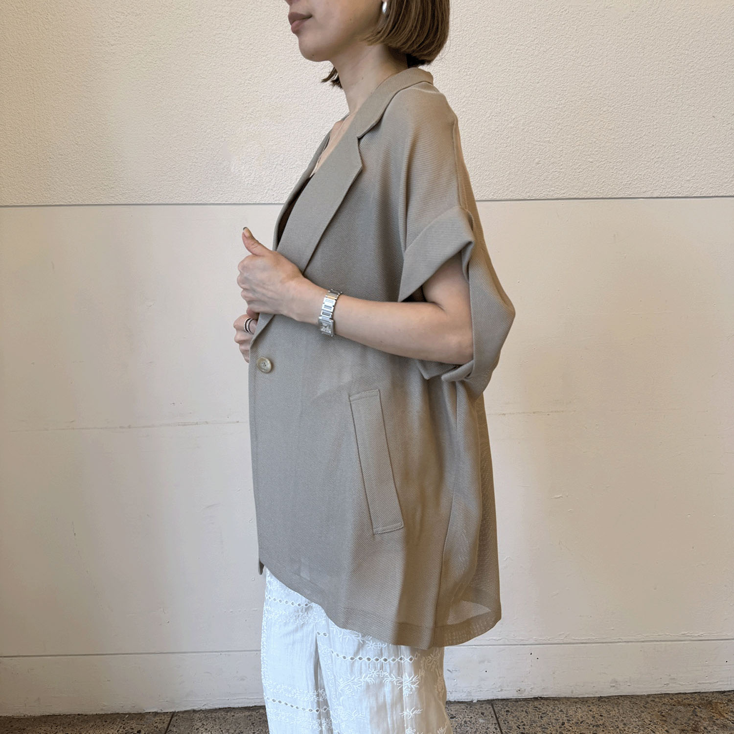 ハルズアミ ハーフスリーブジャケット - 画像3