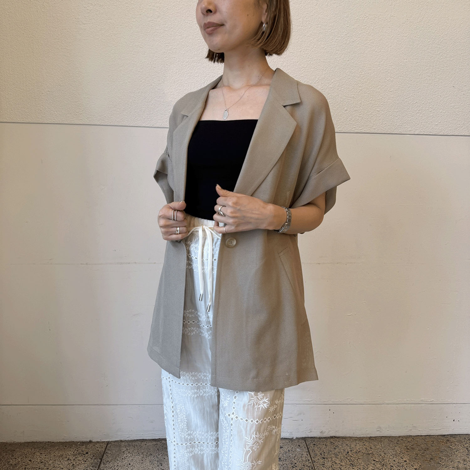 ハルズアミ ハーフスリーブジャケット - 画像6