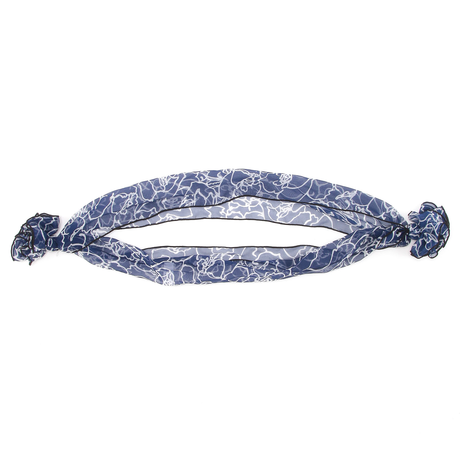 日本製 シルクシフォンワンタッチスカーフ - 画像3