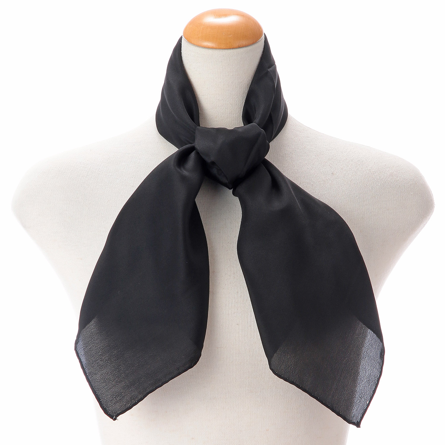 日本製 シルク羽二重スカーフ 80×80