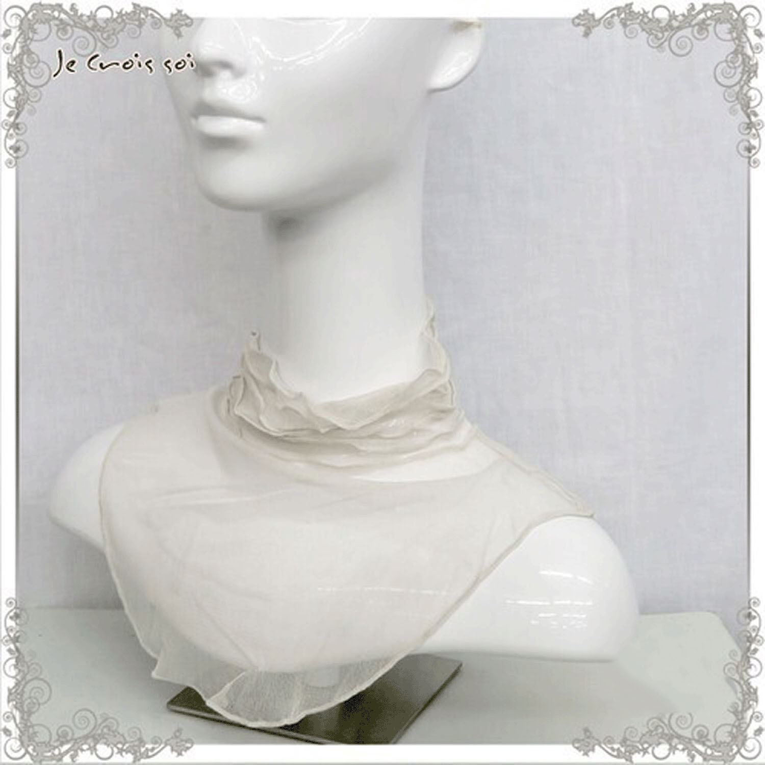 【ホワイト終了】絹ネックカバーロング - 画像4