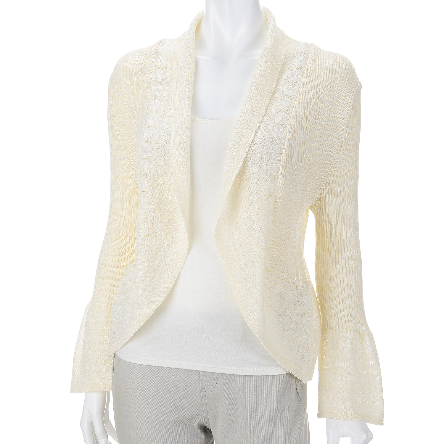 透かし柄ボレロ - 画像3