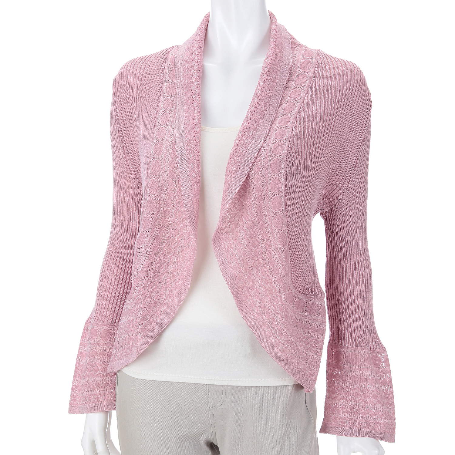 透かし柄ボレロ - 画像1