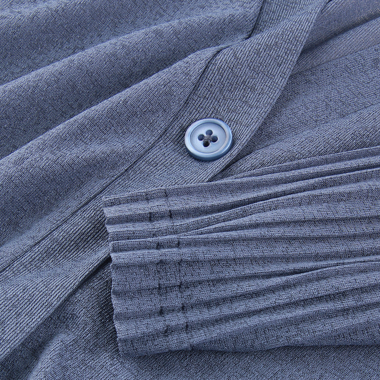 梨地天竺プリーツロングカーディガン - 画像6