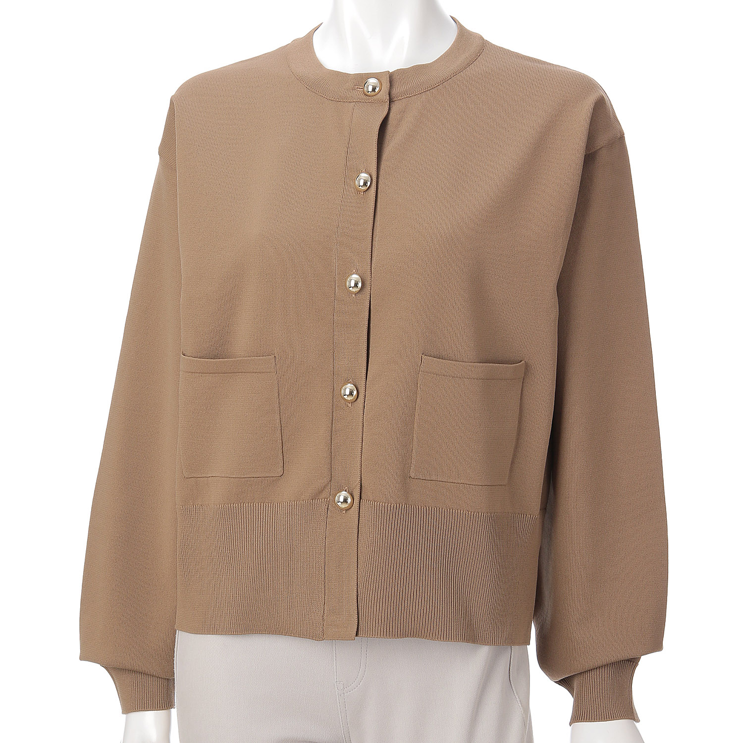 スポンジクルーネックカーディガン - 画像3