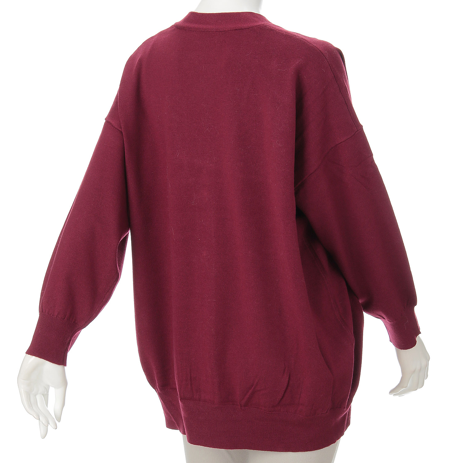 天竺ワイドVネックカーディガン - 画像10