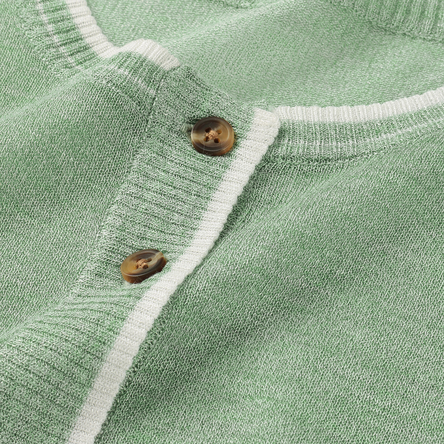 LEVITA配色クルーネックカーディガン - 画像16