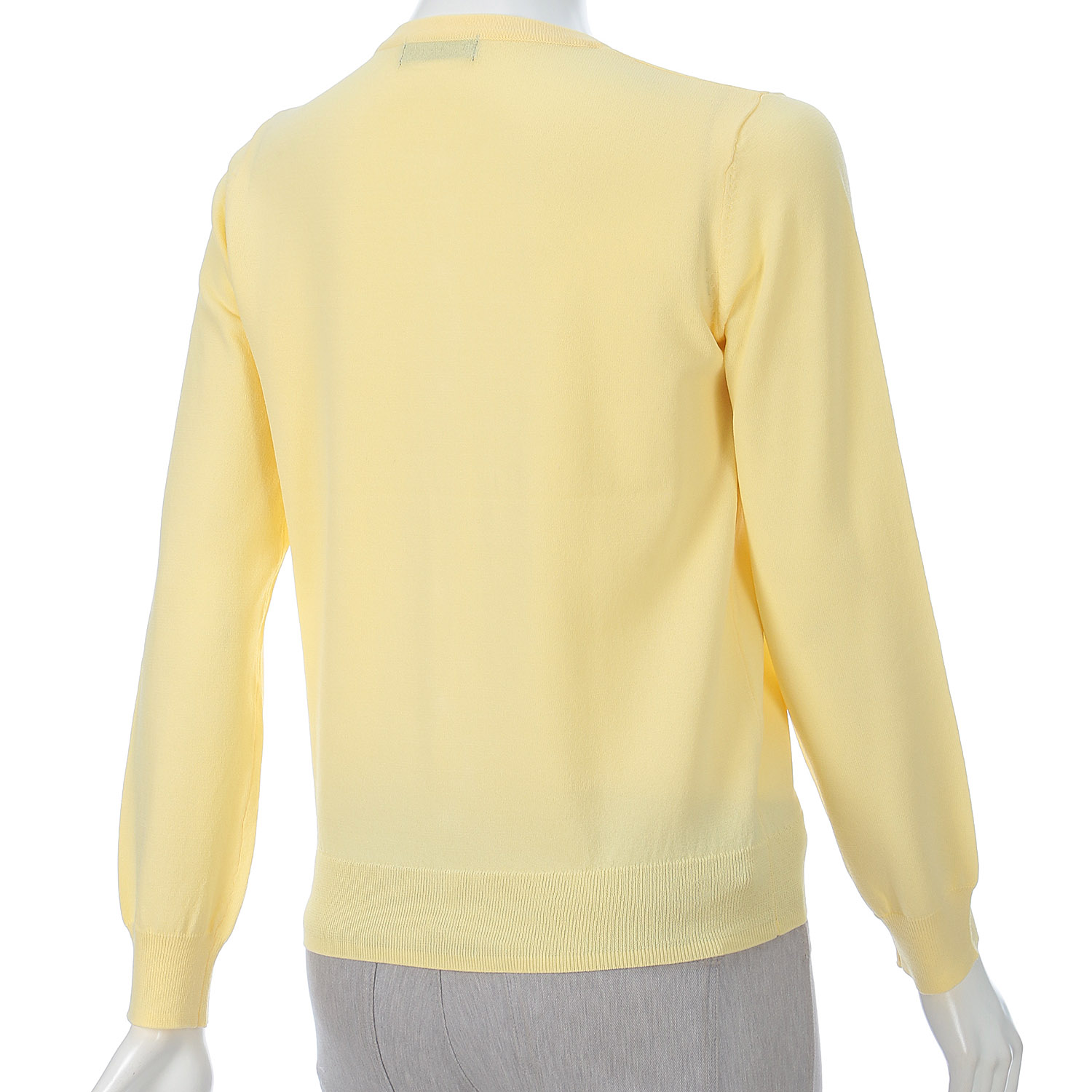 パール釦使いカーディガン - 画像5