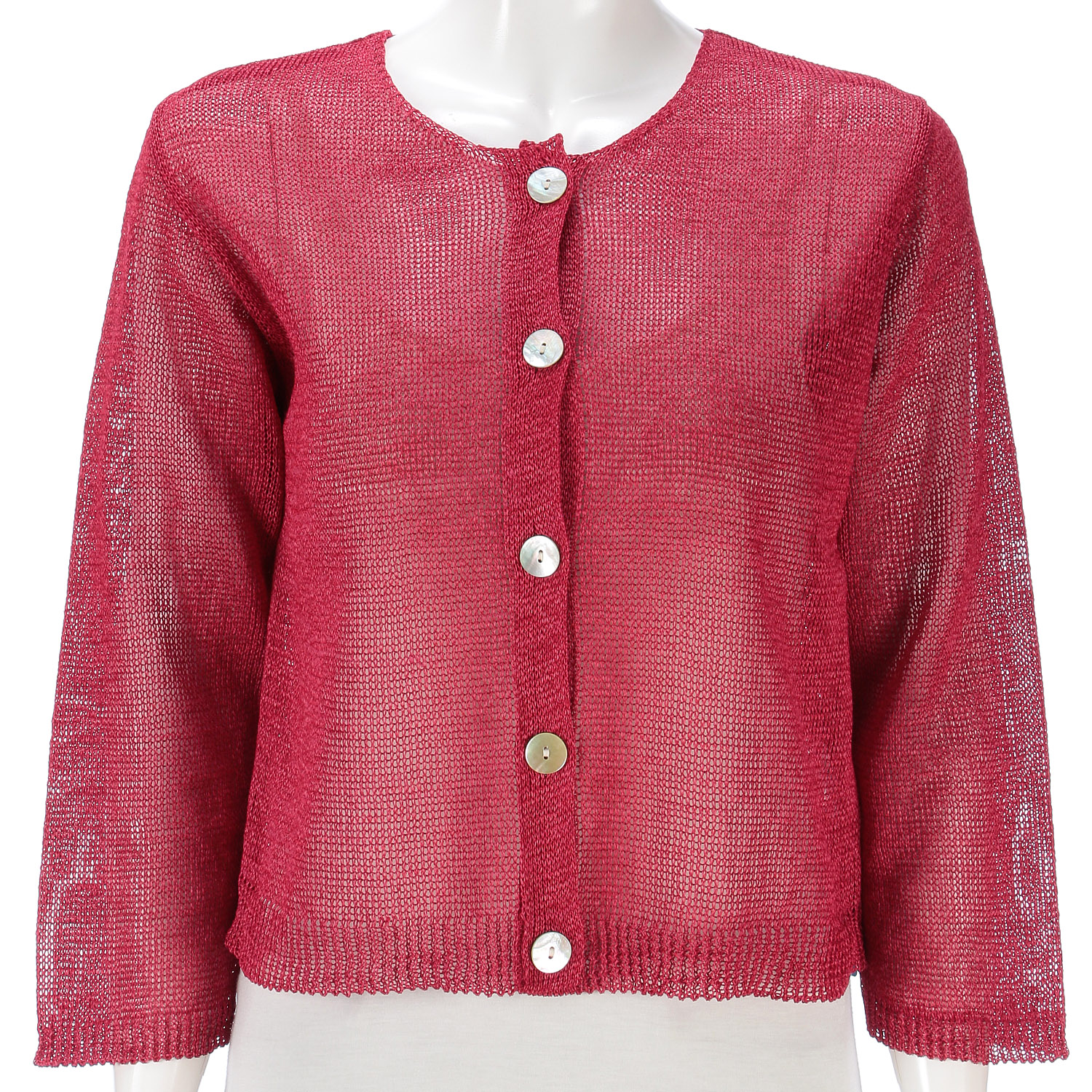 抄繊糸ショート丈カーディガン - 画像11