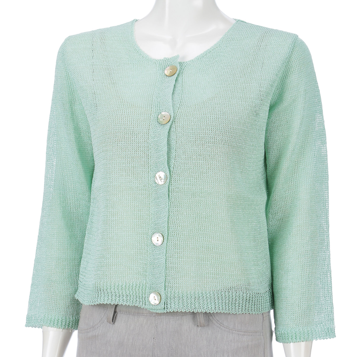 抄繊糸ショート丈カーディガン - 画像15