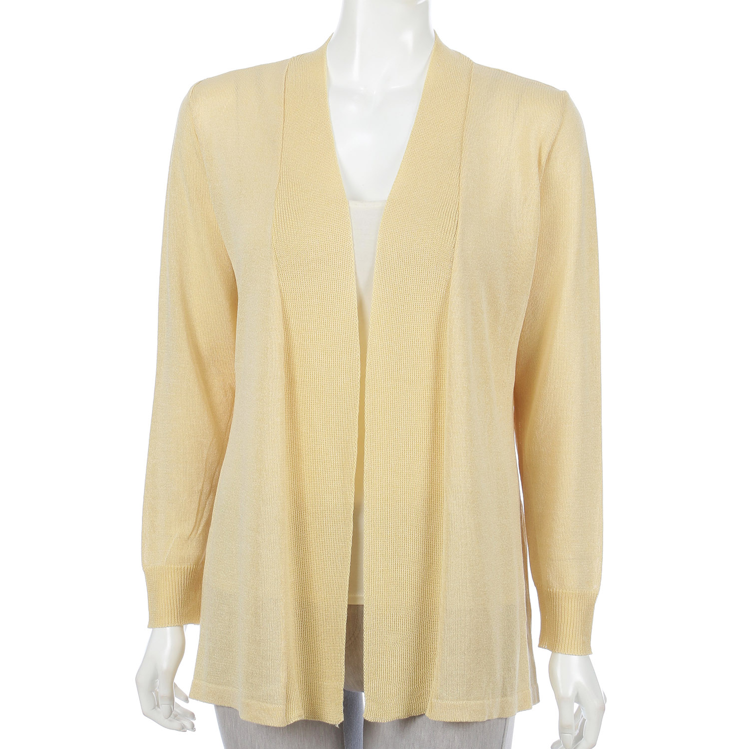 シルク混後ろギャザートッパーカーディガン - 画像16