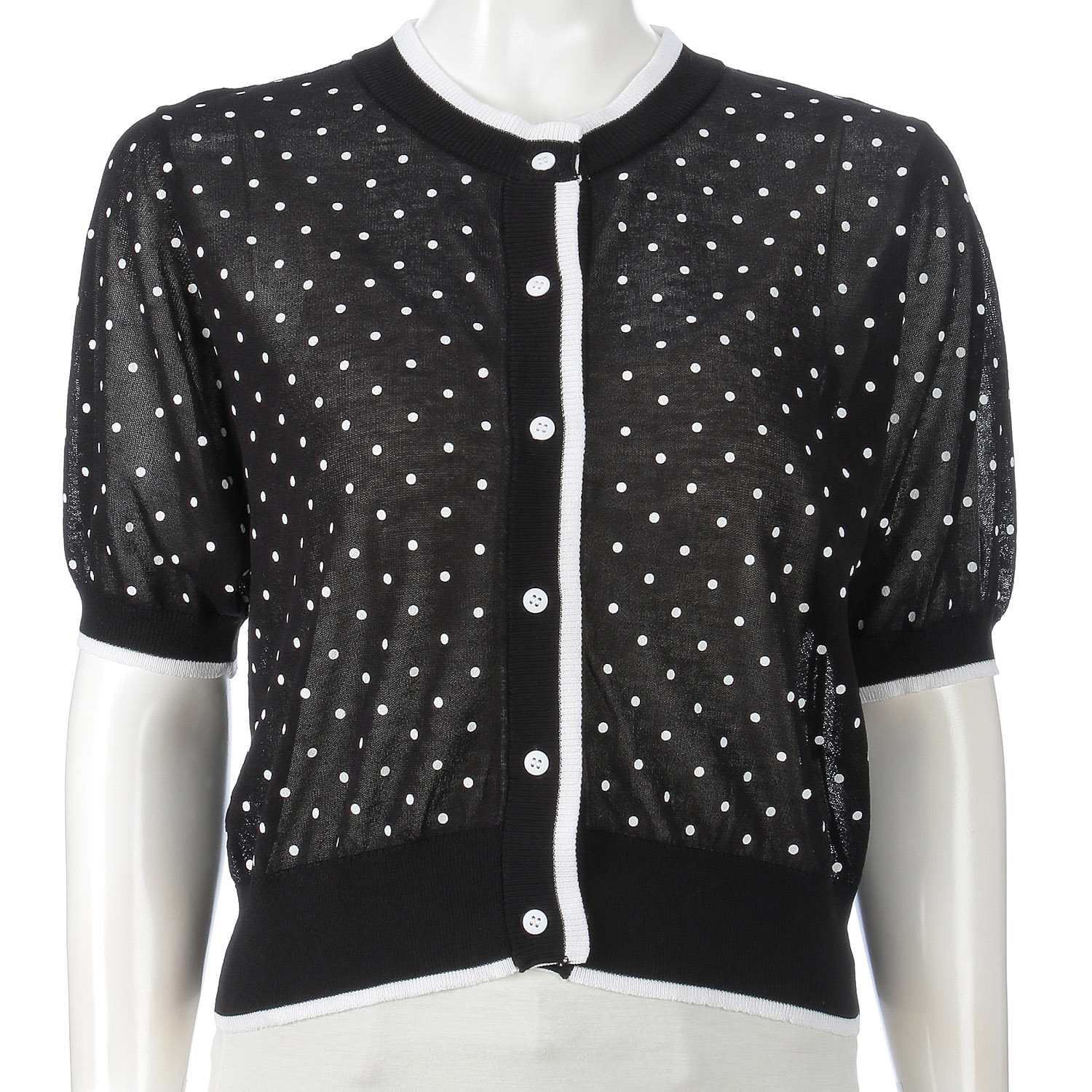 【my life】半袖ドットカーディガン - 画像7