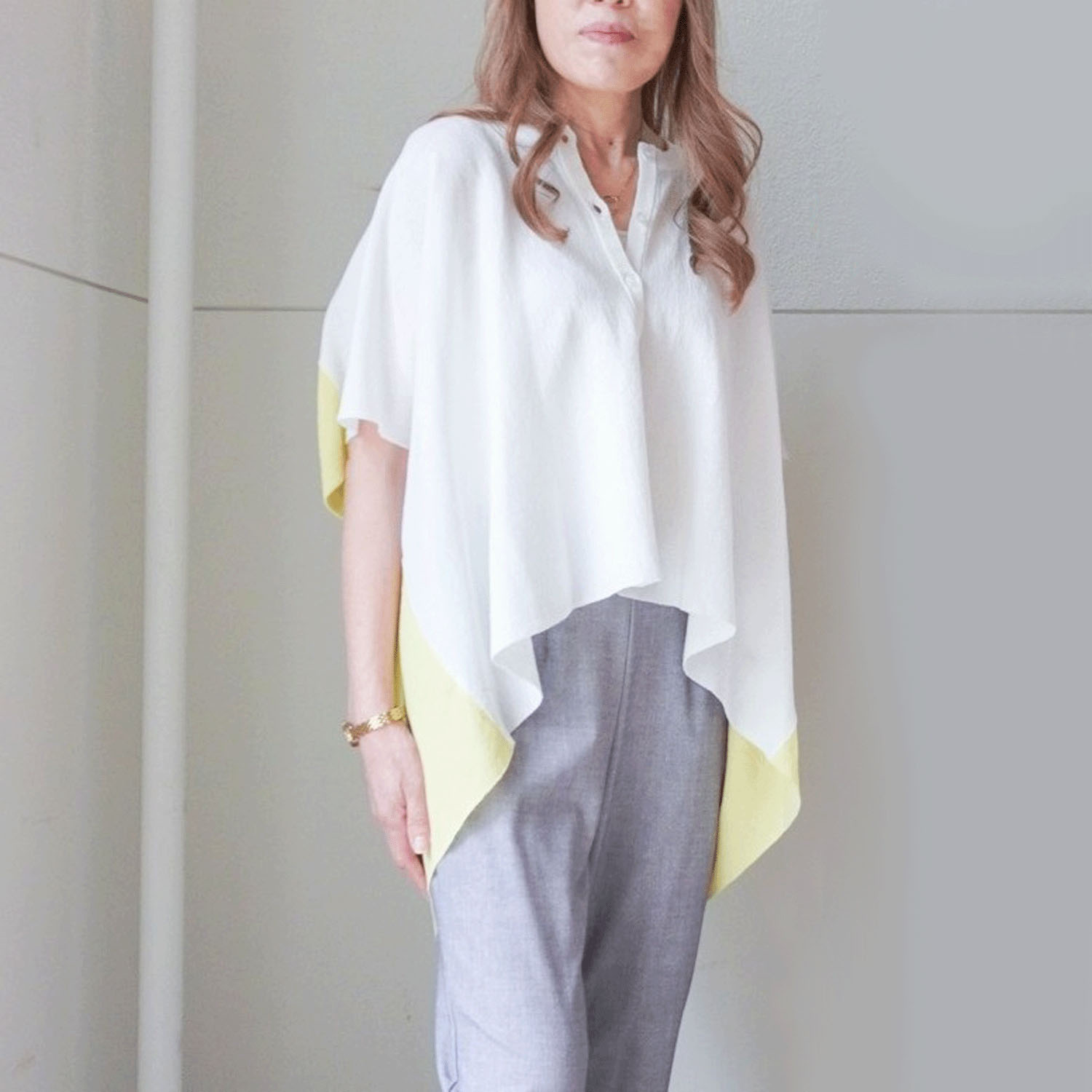 【Insta Live】2トンカラー配色カーディガン