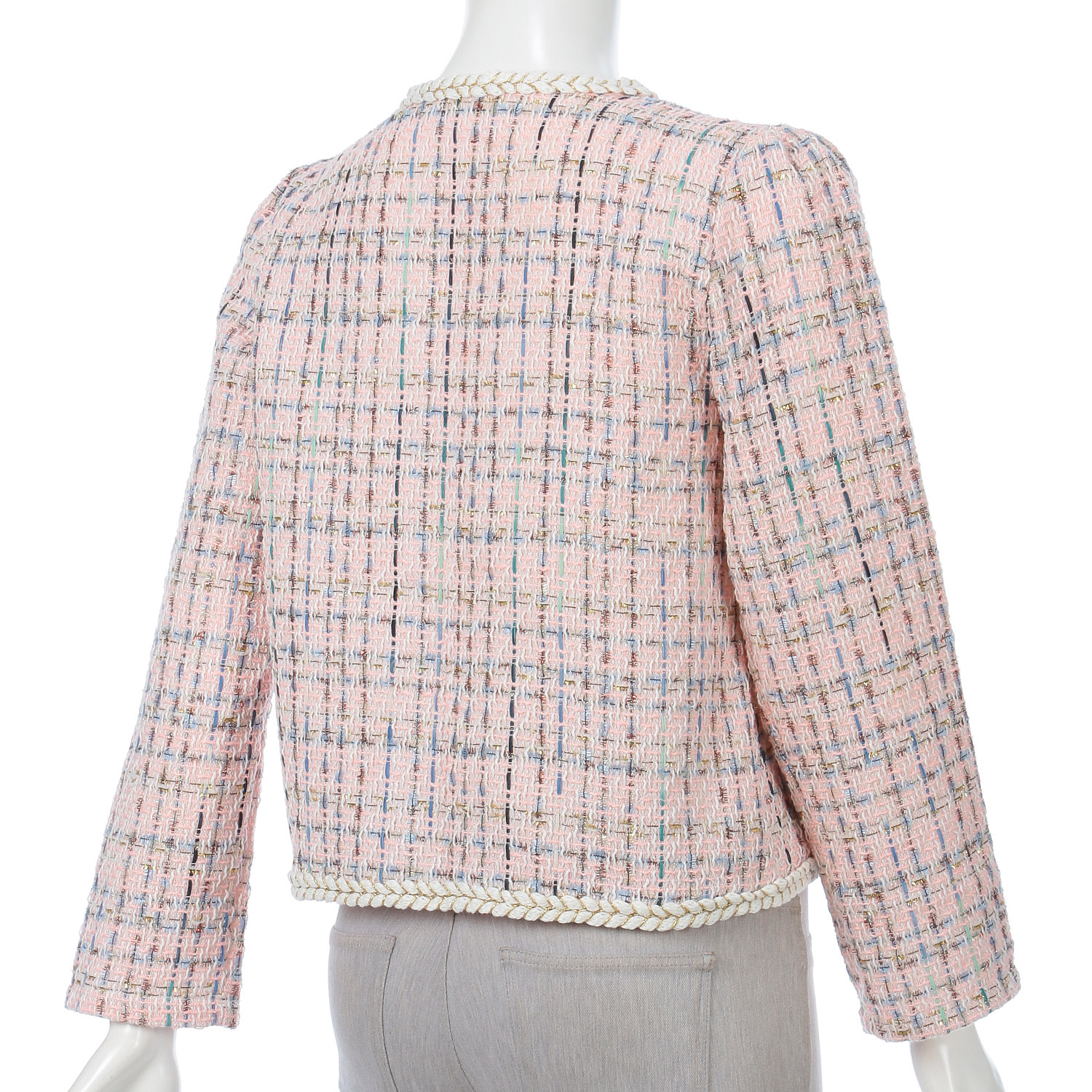 ツイード調カラーラメ入りカーディガン - 画像5