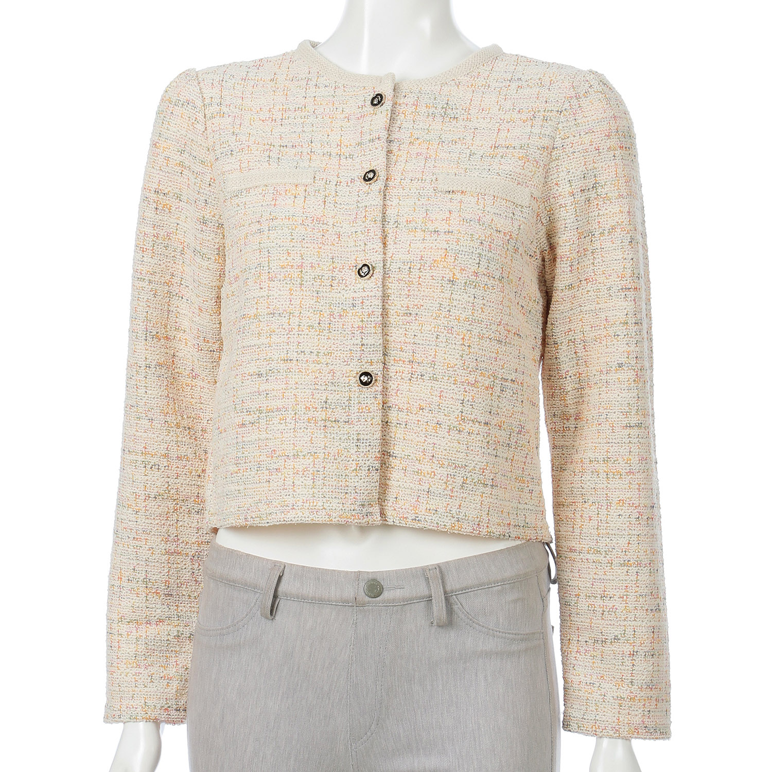 ツイード調カーディガン - 画像4