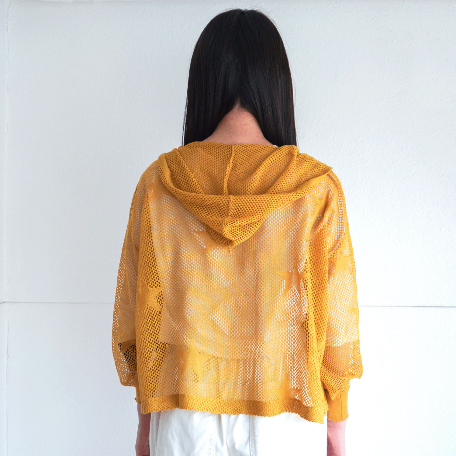 星柄メッシュフーディ - 画像3