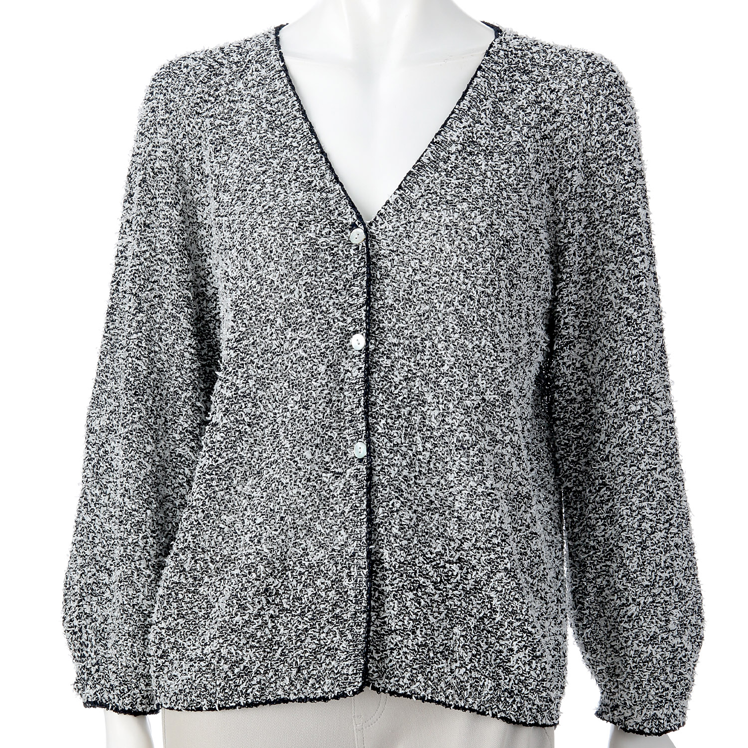 ホールガーメントVネックカーディガン - 画像6