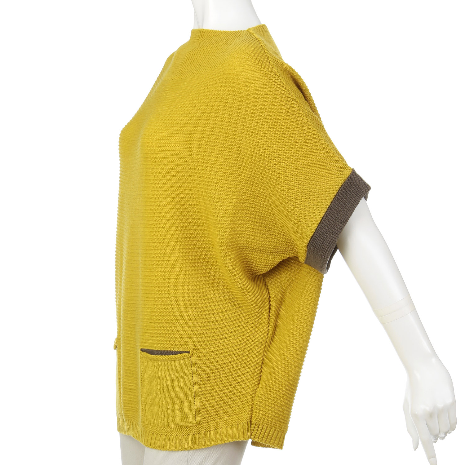 袖ポケット配色ドルマン - 画像8