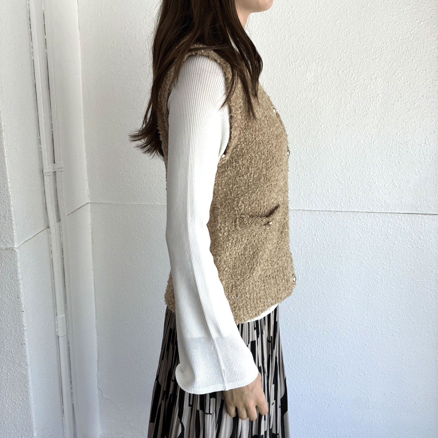 リボンヤーンベスト - 画像2