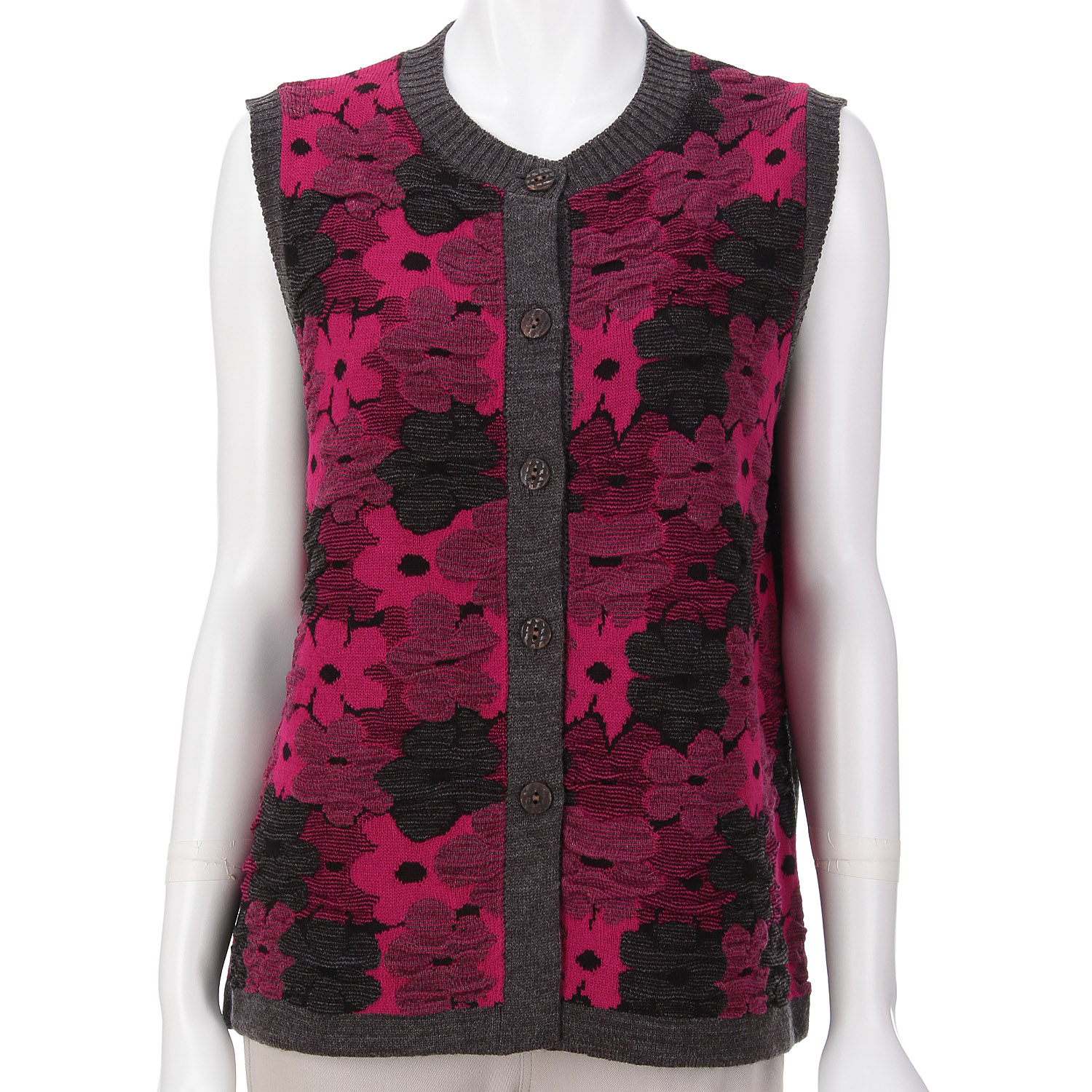 【Insta Live】花柄ジャガードベスト - 画像14