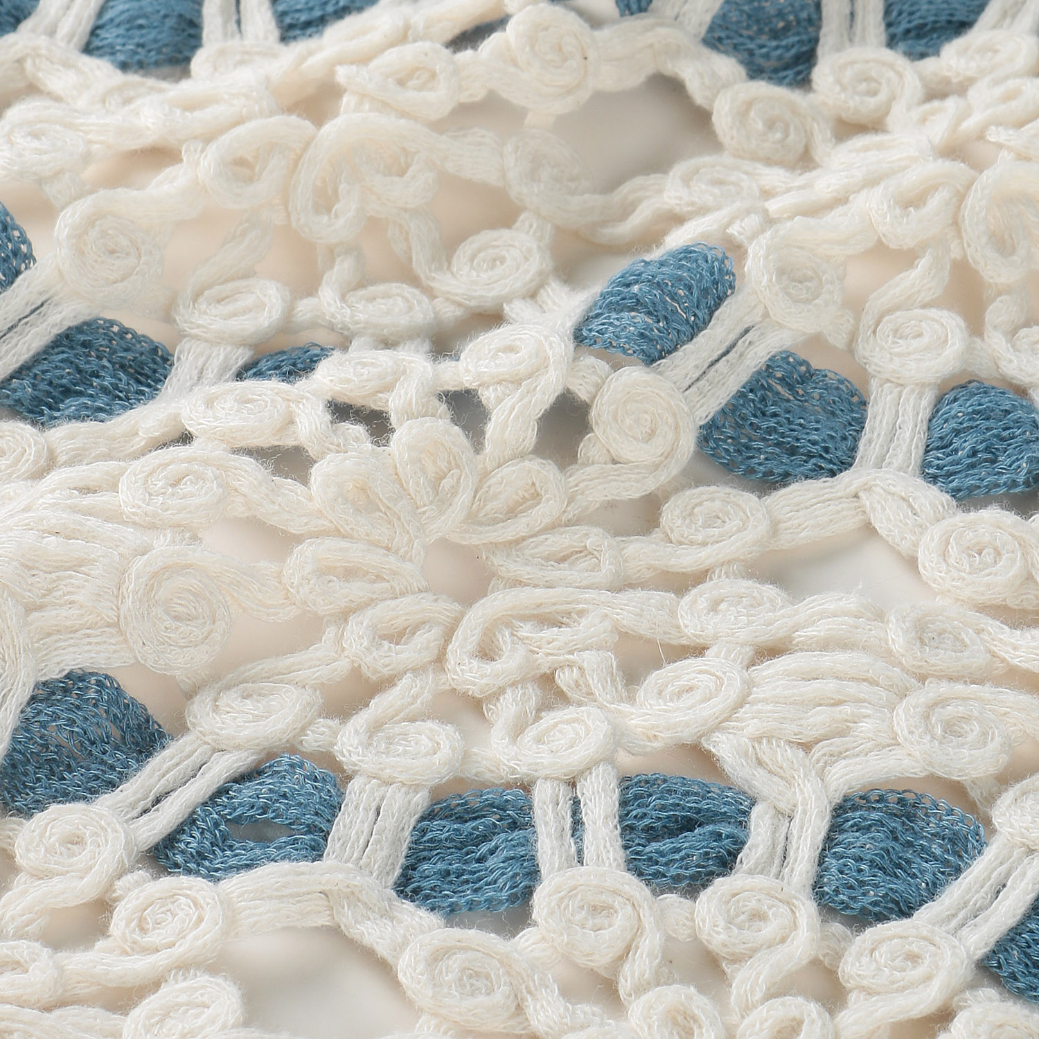 かぎ針風配色プルオーバーベスト - 画像10