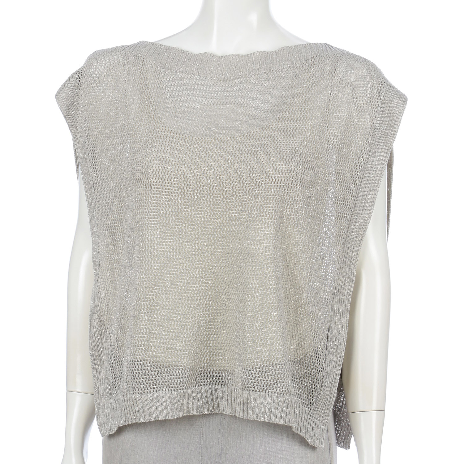 ラメメッシュベスト - 画像2