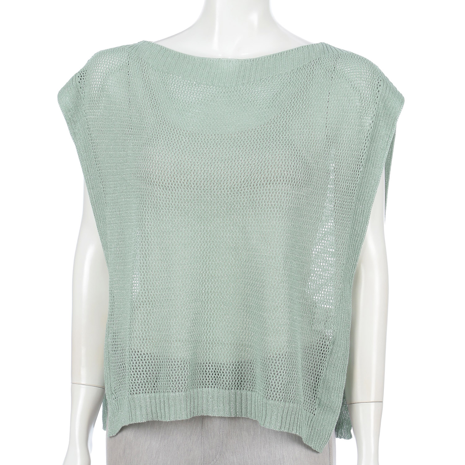 ラメメッシュベスト - 画像5