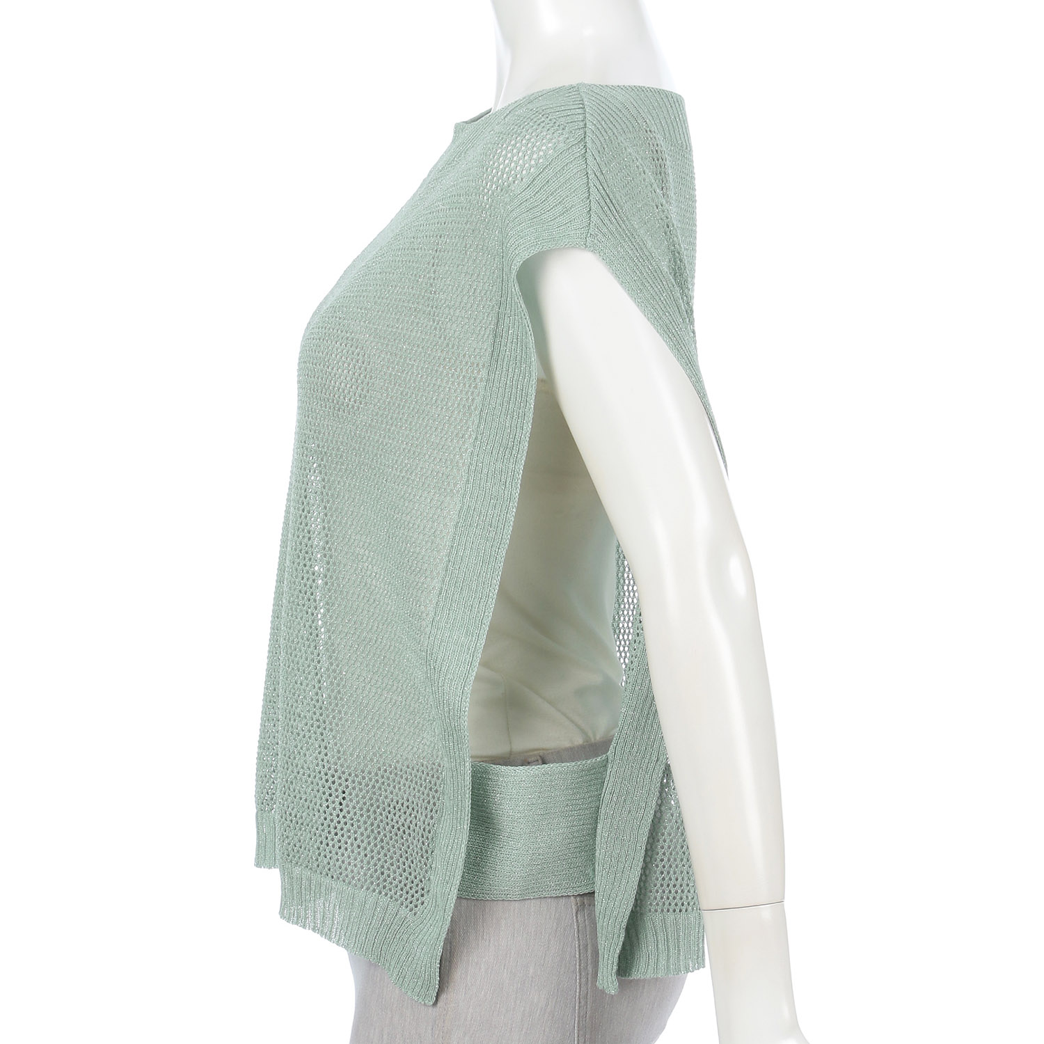 ラメメッシュベスト - 画像6