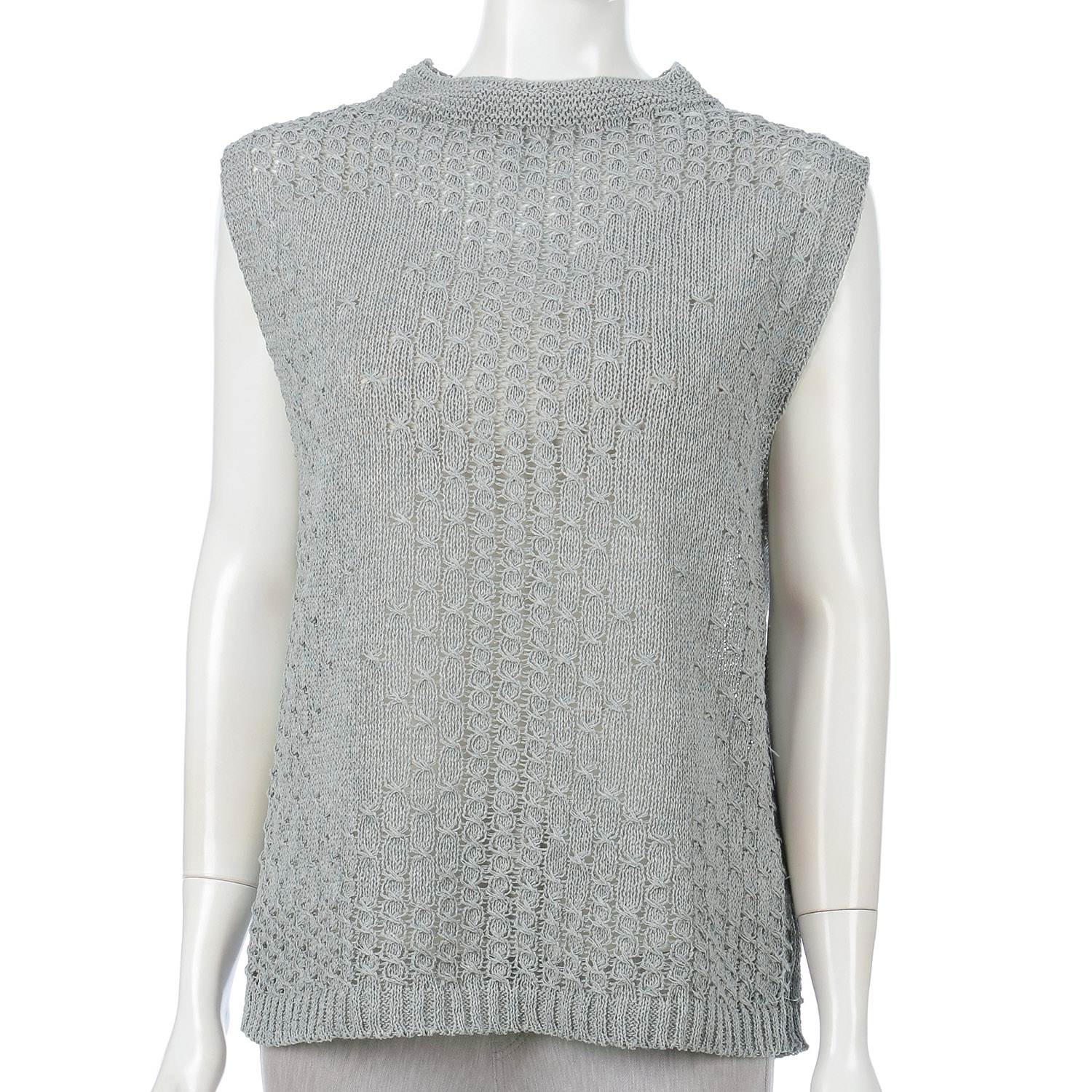 和紙ラーベン柄プルオーバーベスト - 画像2