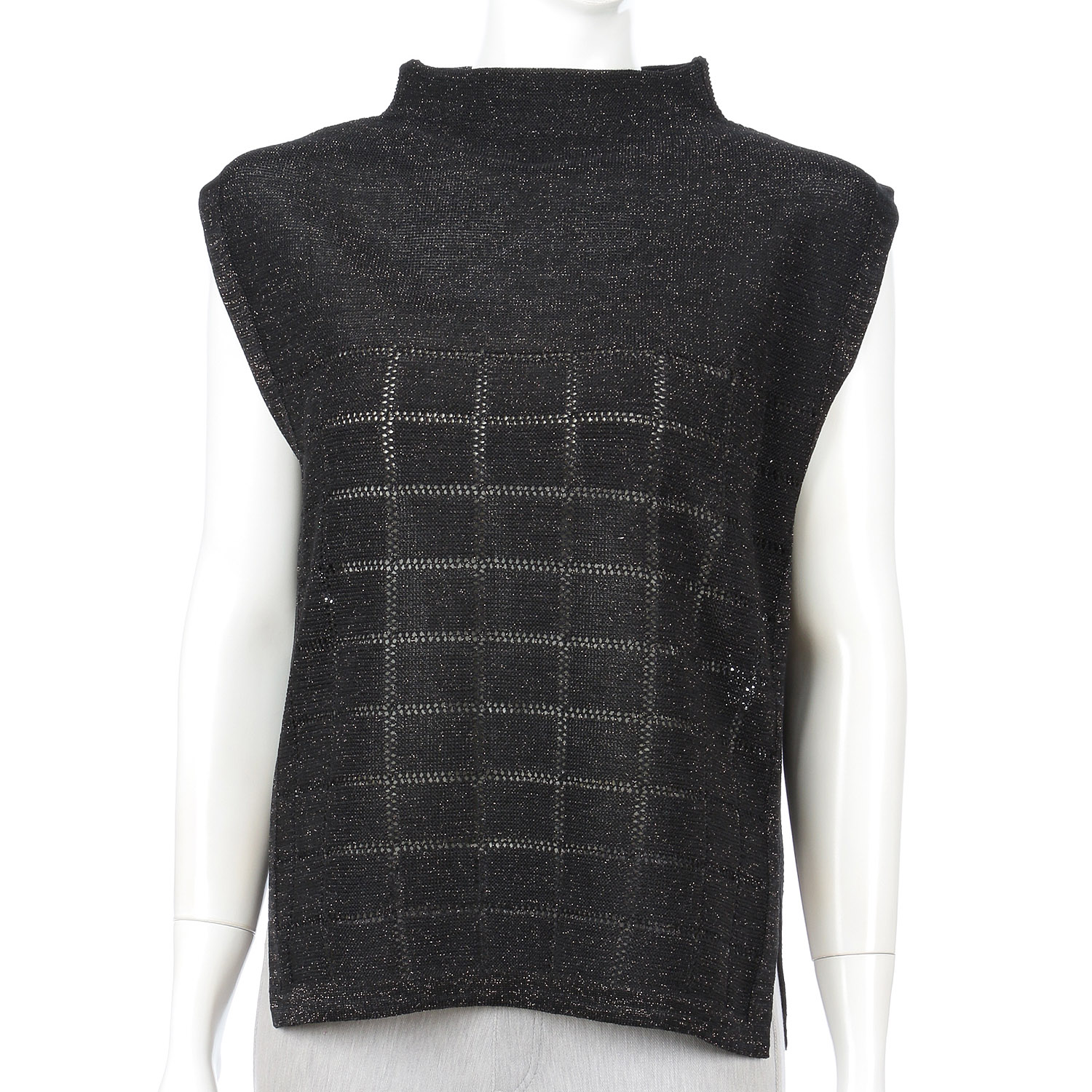 ラメ入りプルオーバーベスト - 画像2