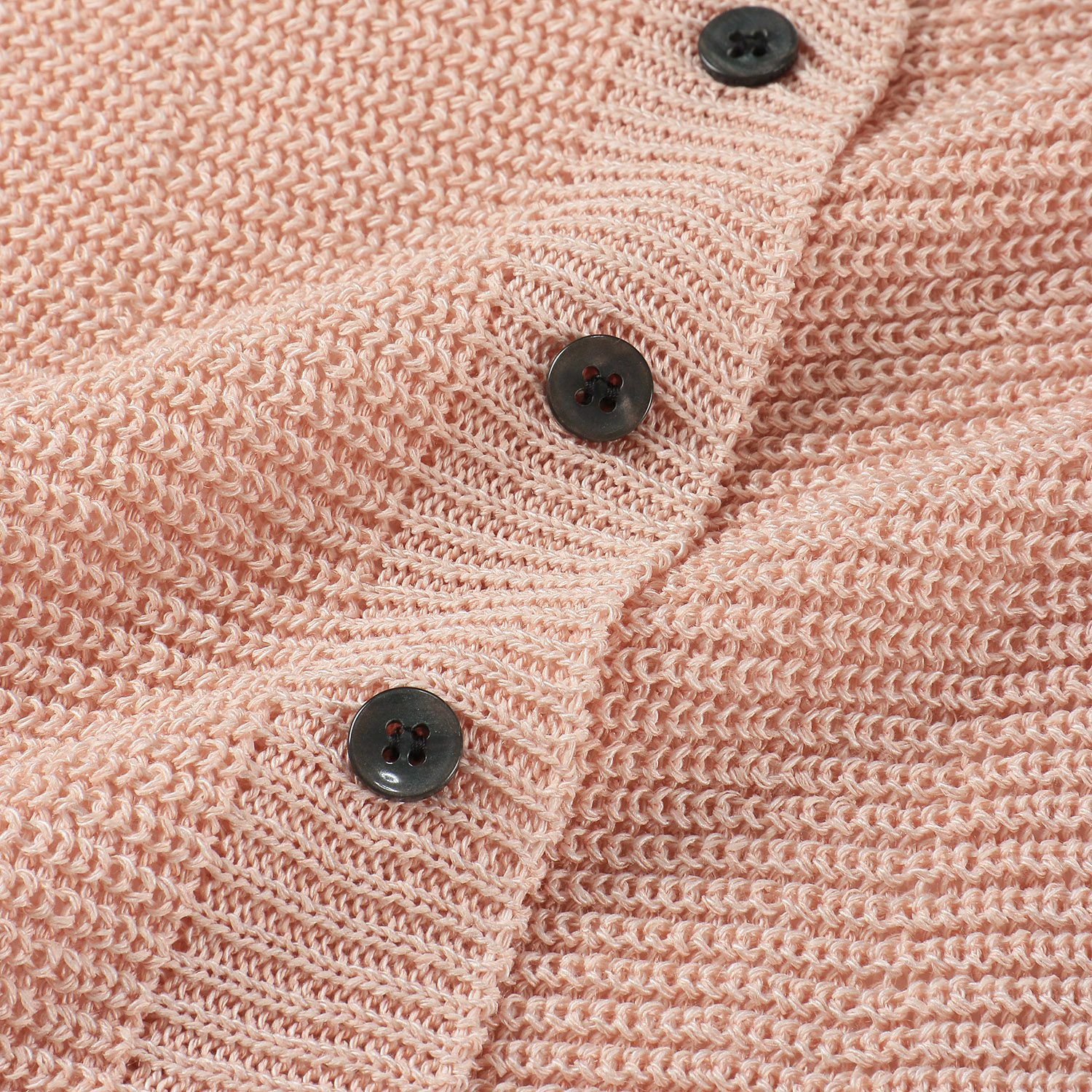 脇釦求心前開きベスト - 画像8