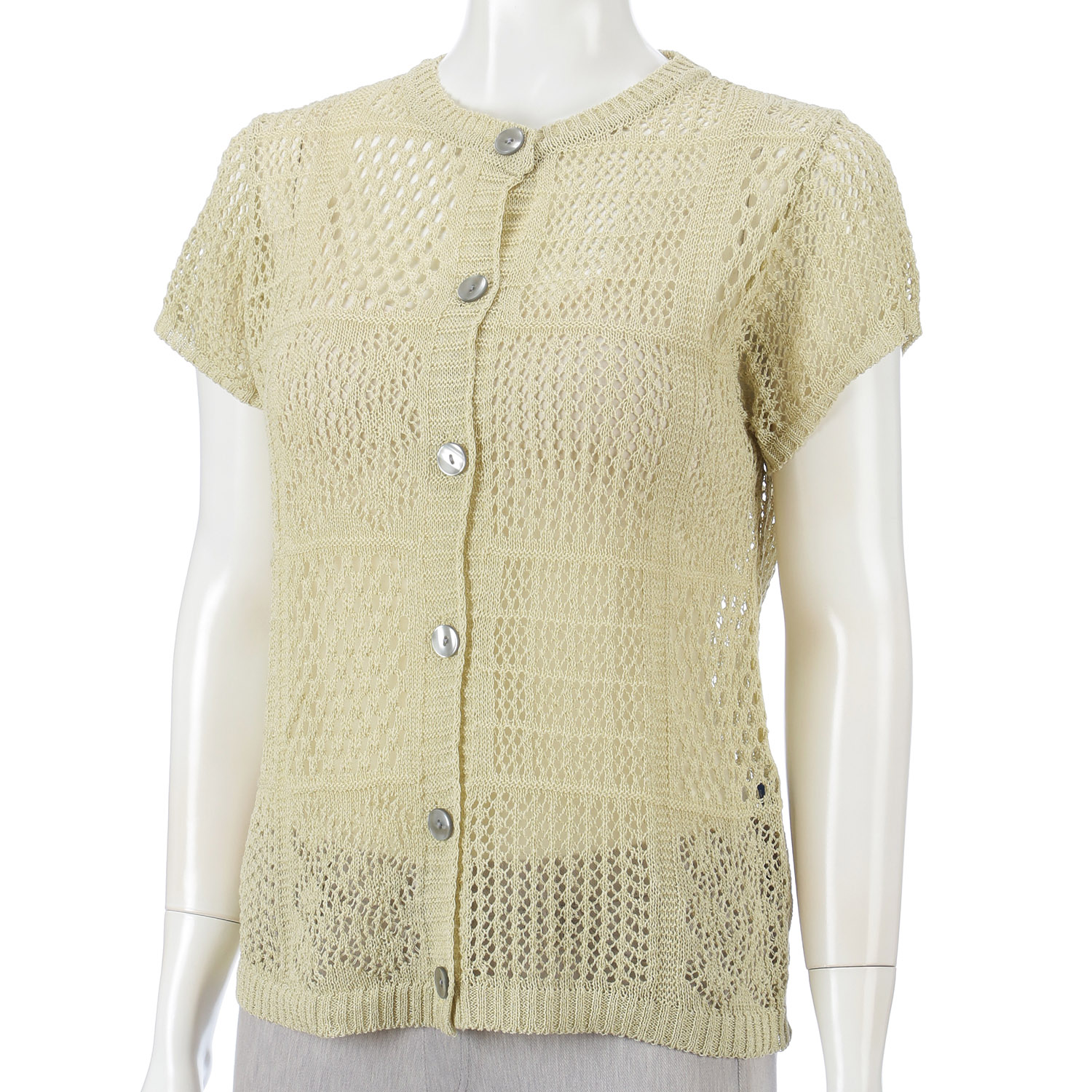 透かし前開きベスト