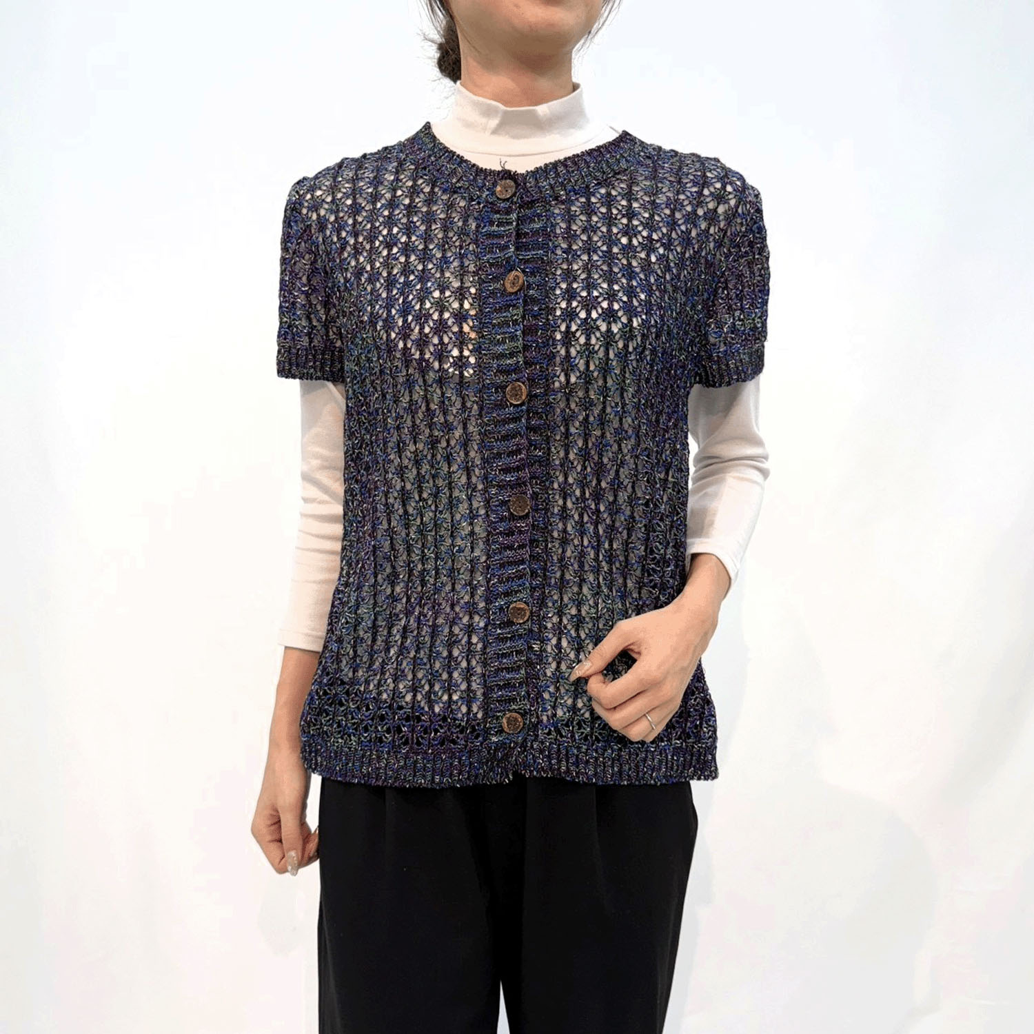 透かしキャップベスト - 画像5