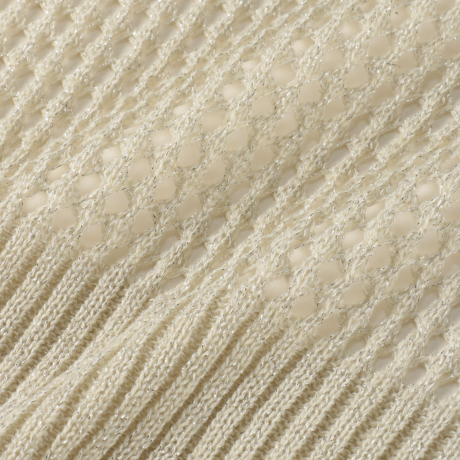 ラメ和紙混メッシュベスト - 画像6