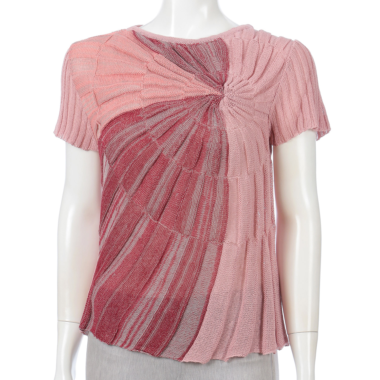 渦巻き丸首ベスト - 画像3