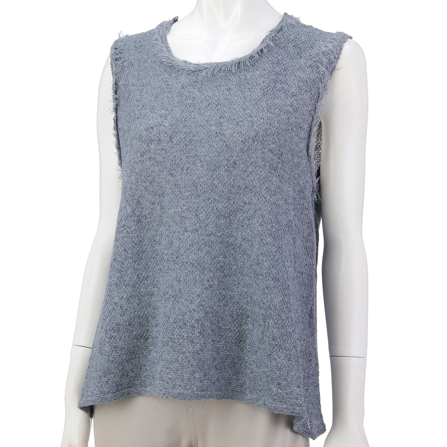 ツイード調フリンジベスト - 画像8