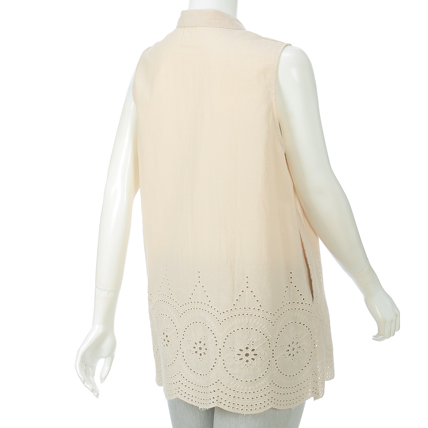 スカラップレースベスト - 画像3