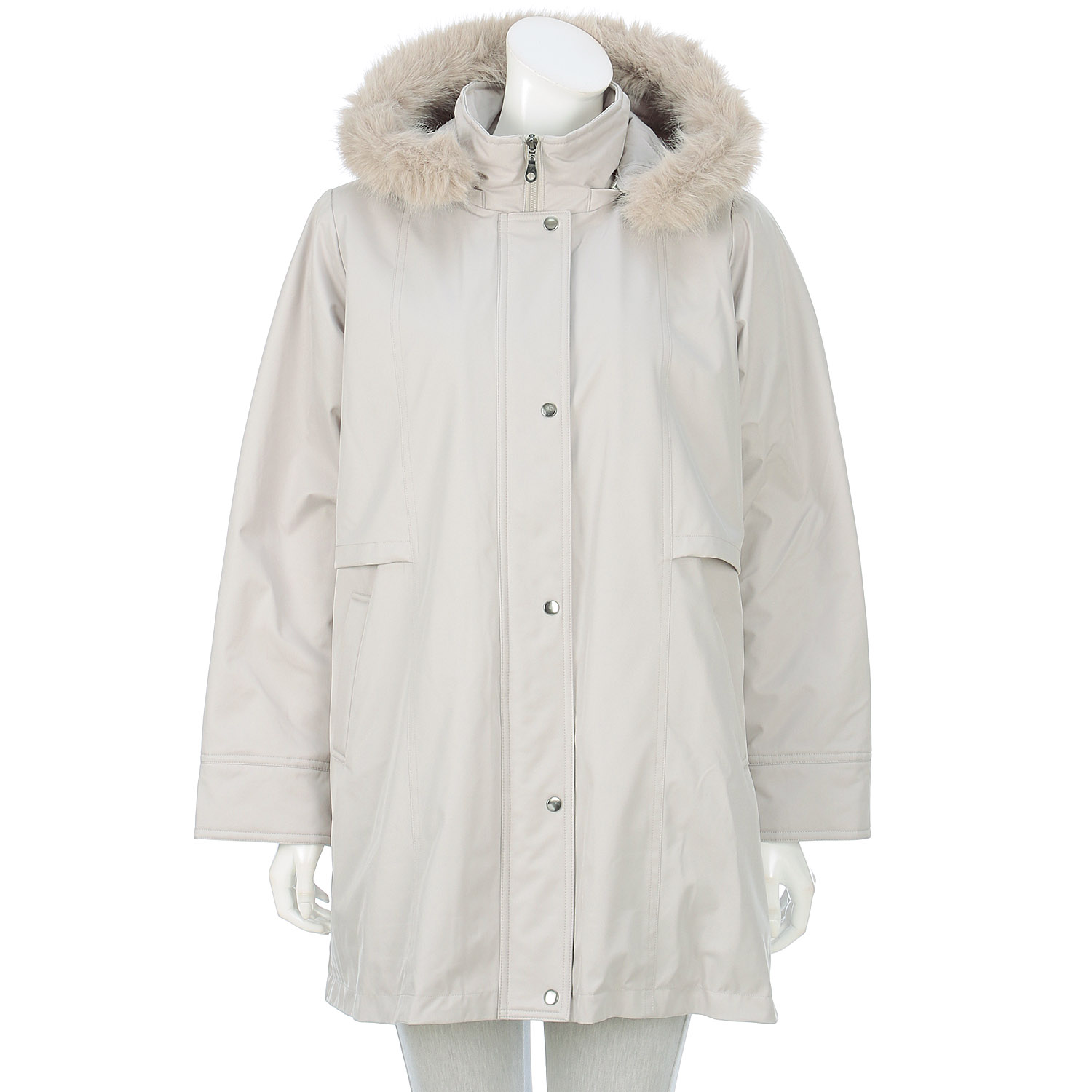 ファー付き裏ボアコート - 画像3