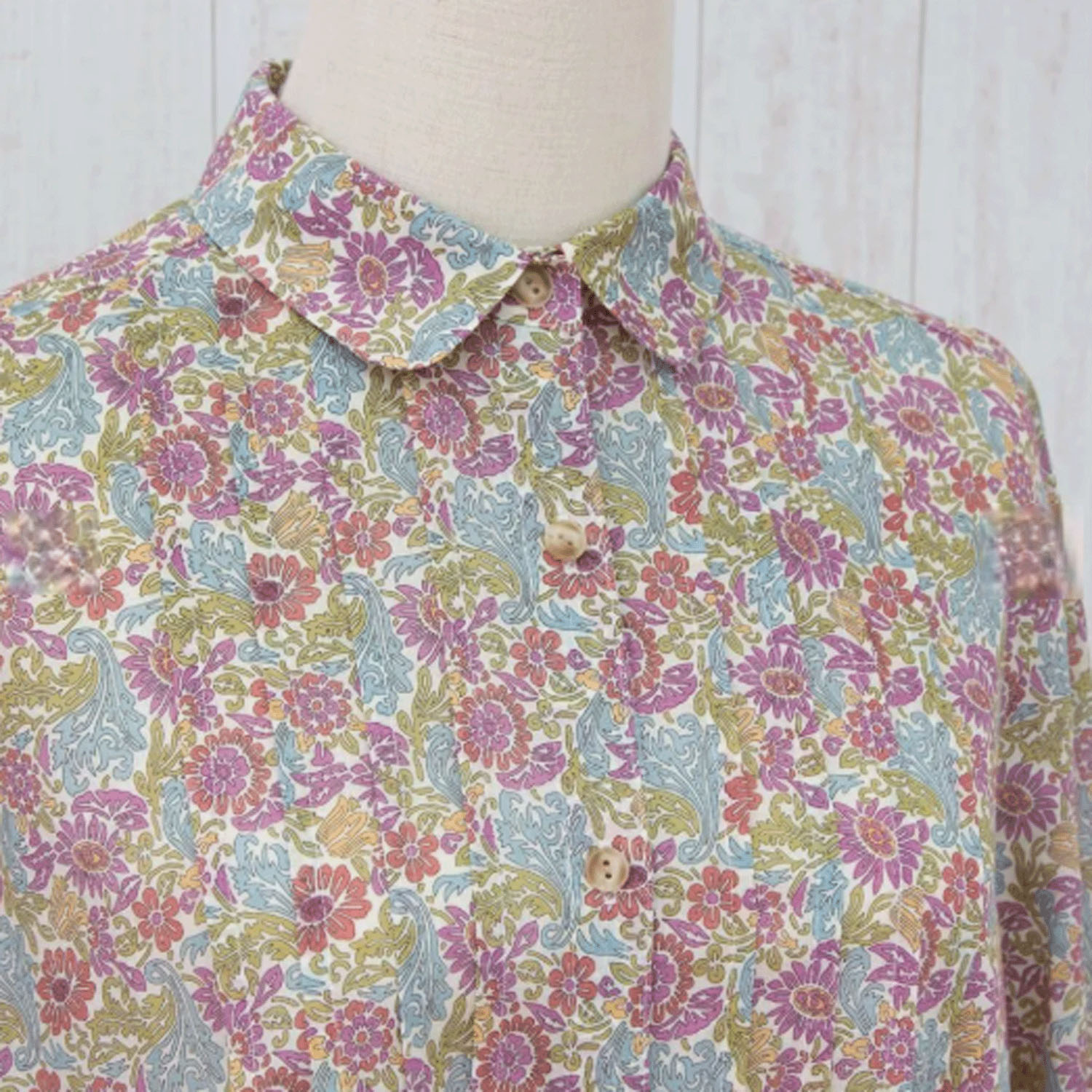 【ETONET限定】シルクロード 前ピンタックシャツチュニック ソグド - 画像12