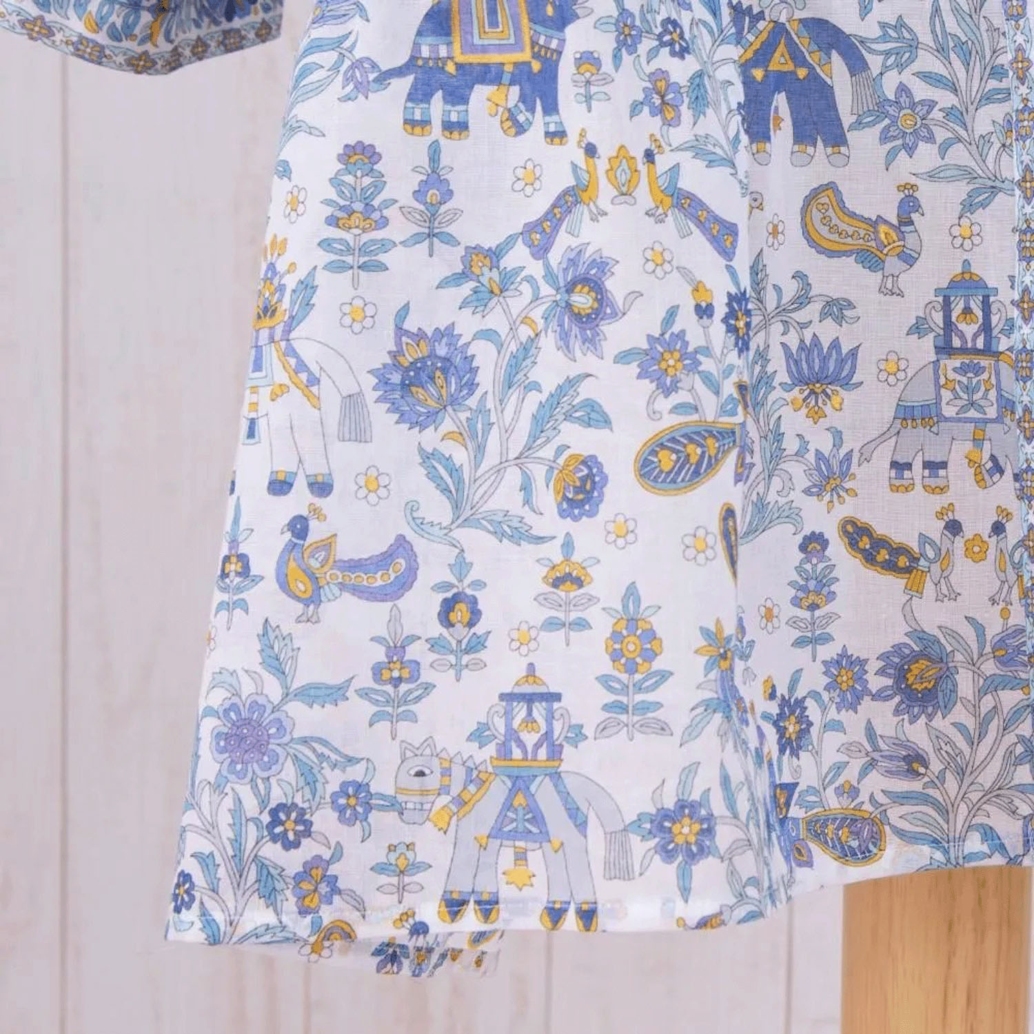 【ETONET限定】シルクロード ティアード切替シャツブラウス バローダ - 画像6