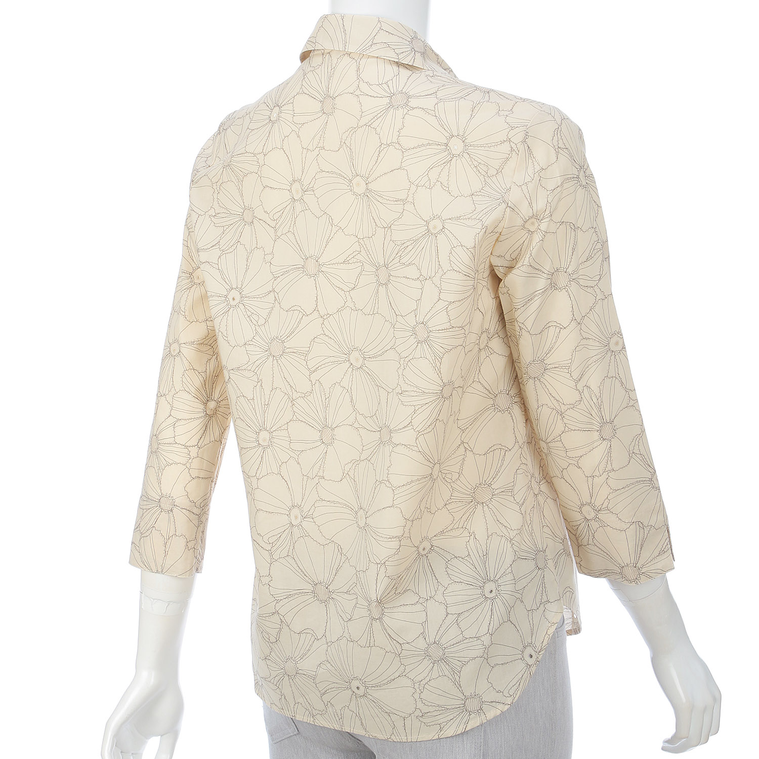 穴あきプリント七分袖 - 画像4