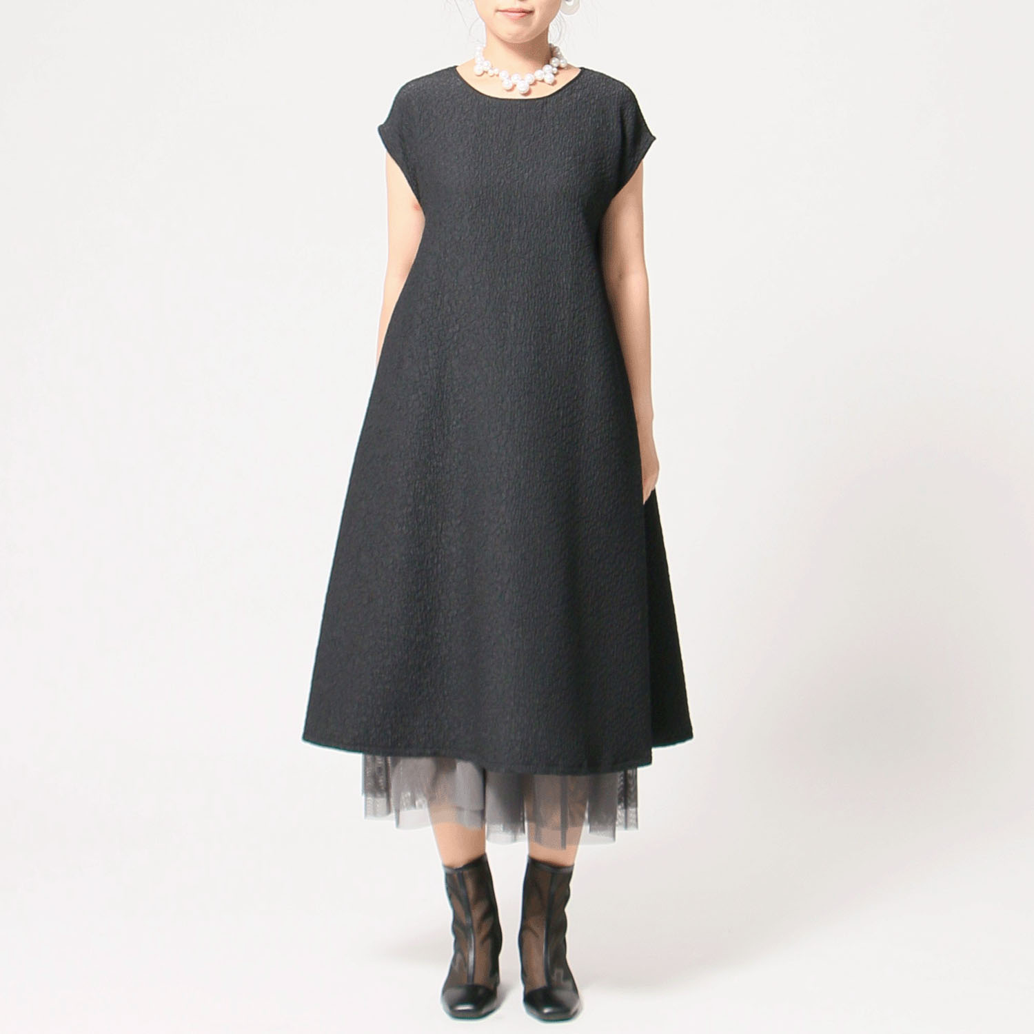 jalan jalan 風通ジャカードワンピース - 画像6