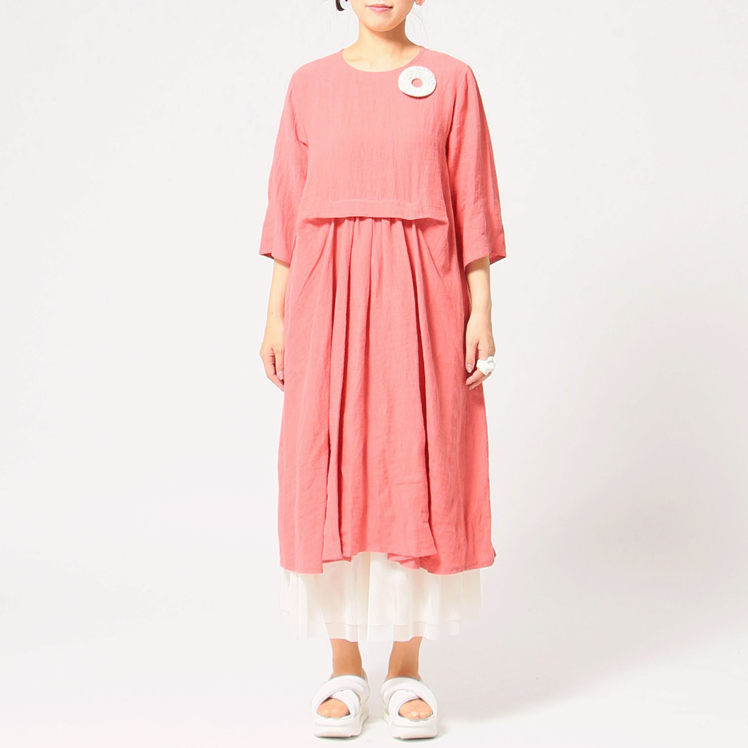 jalan jalan 東炊きリネンワンピース