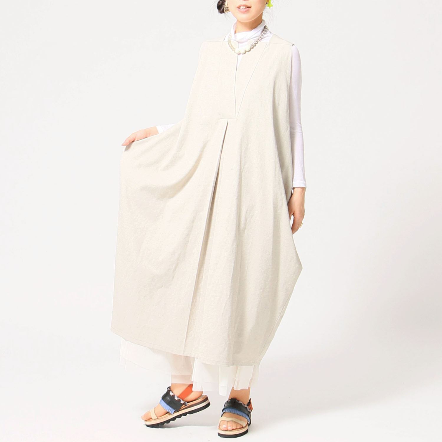 jalan jalan シェルタリングドライオックスワンピース