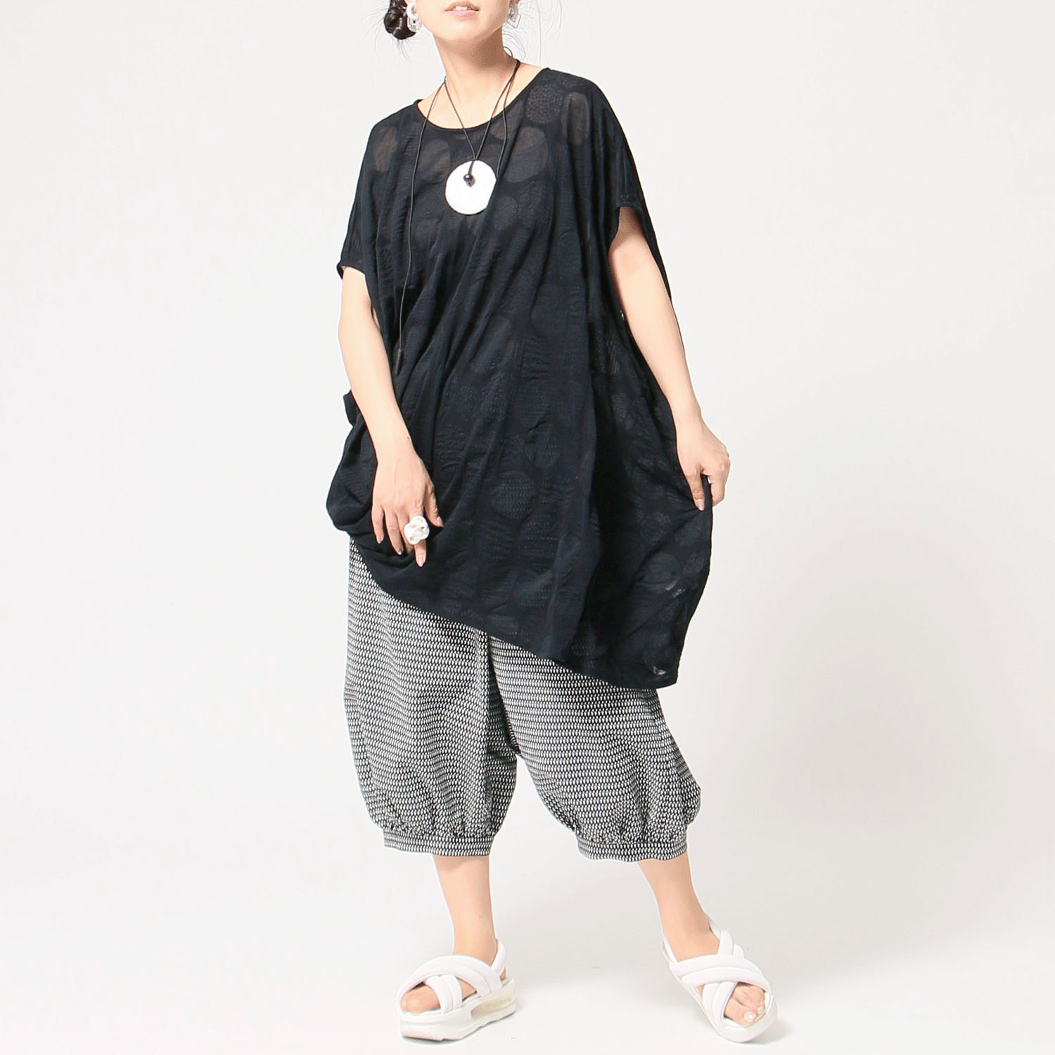 jalan jalan リップル天竺ブラウス - 画像7