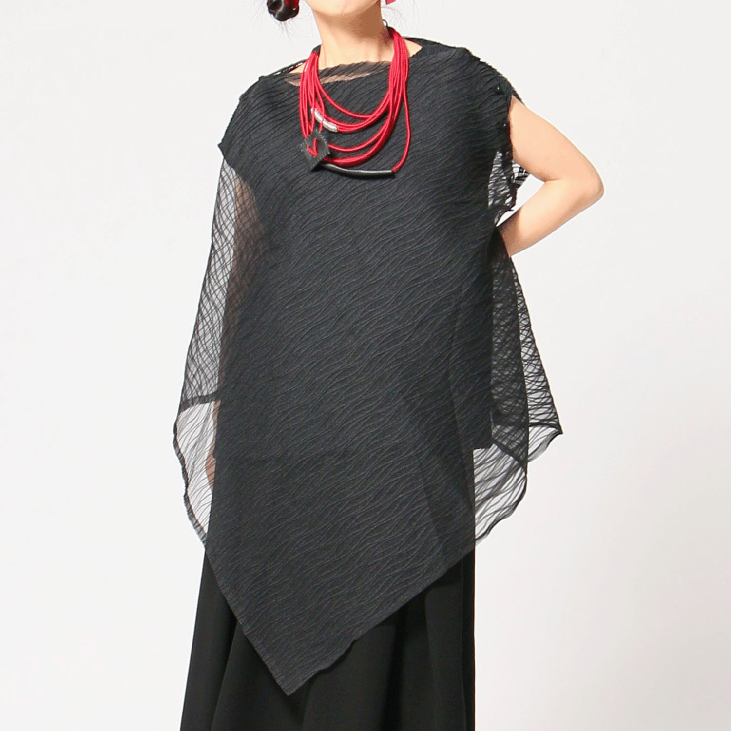 jalan jalan KUROオーガンジーブラウス