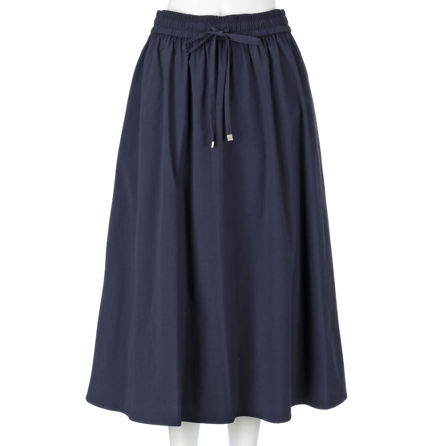 LAPIS ROUGE ウエストドロストフレアースカート - 画像6