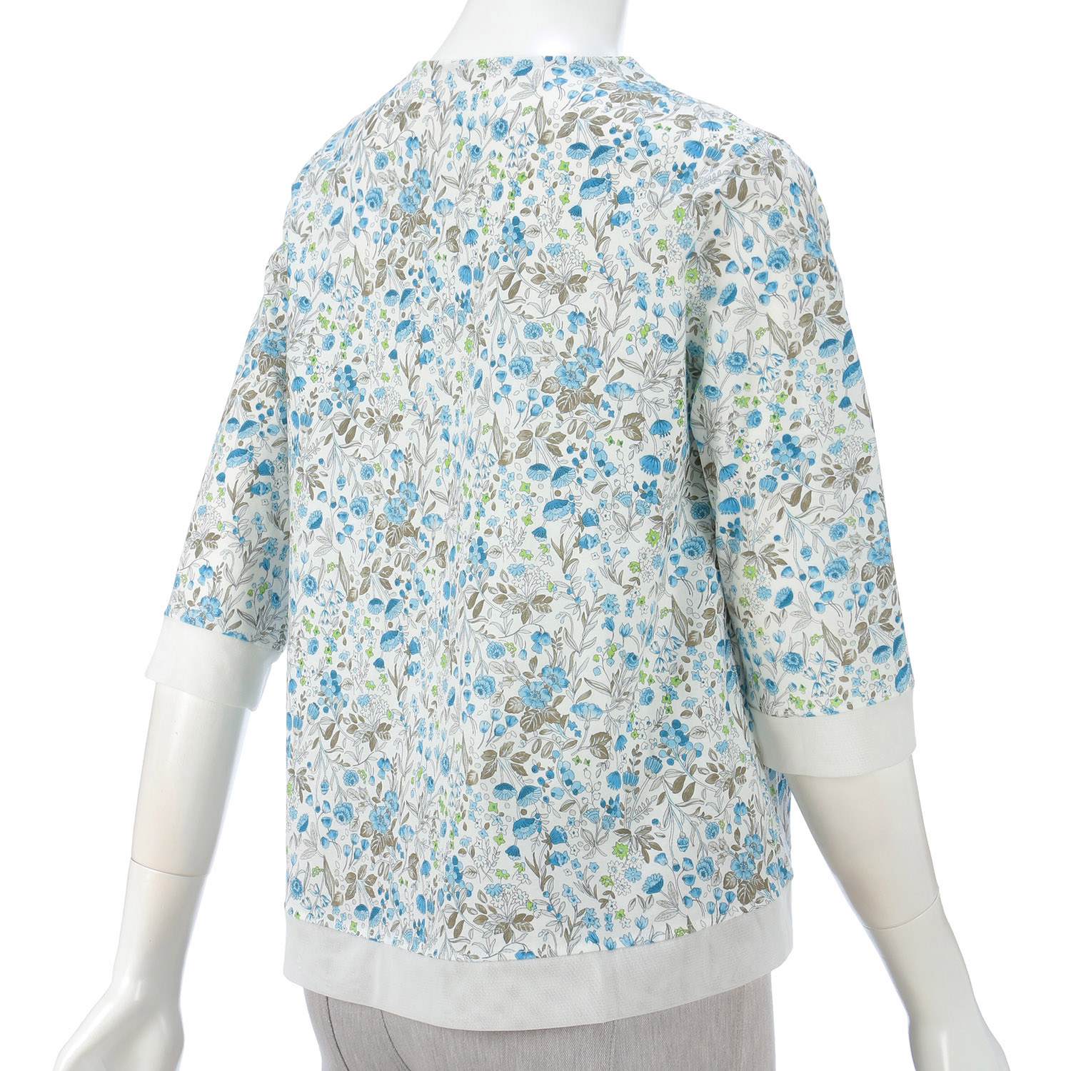 LAPIS ROUGE チュール切替小花柄プルオーバー - 画像5